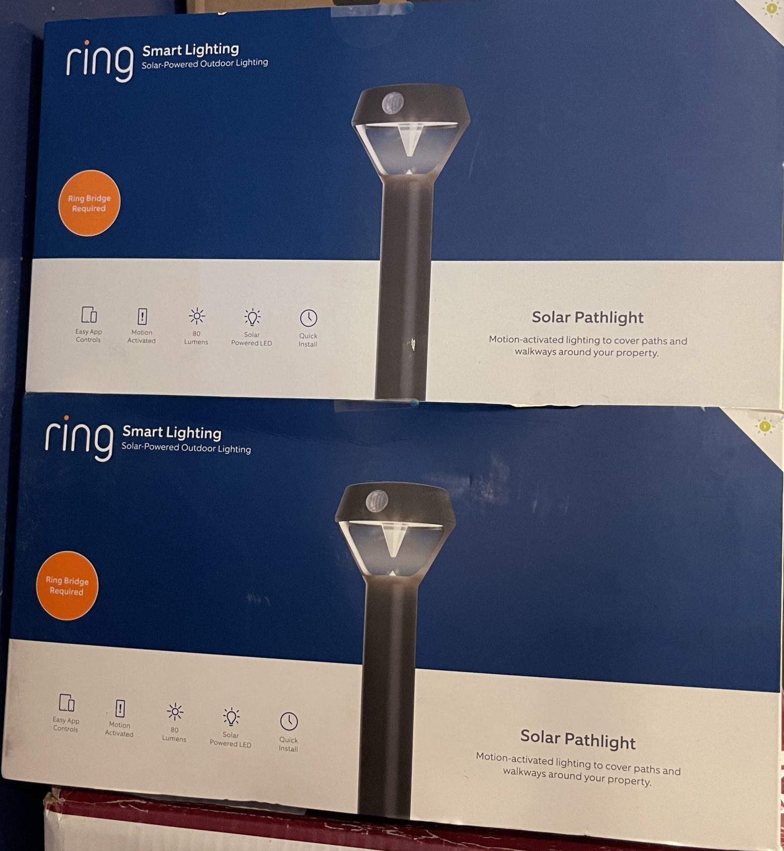 Ring Smart Lighting Pathlight Two-Pack (1 Box = 2 Lights) 842861106817